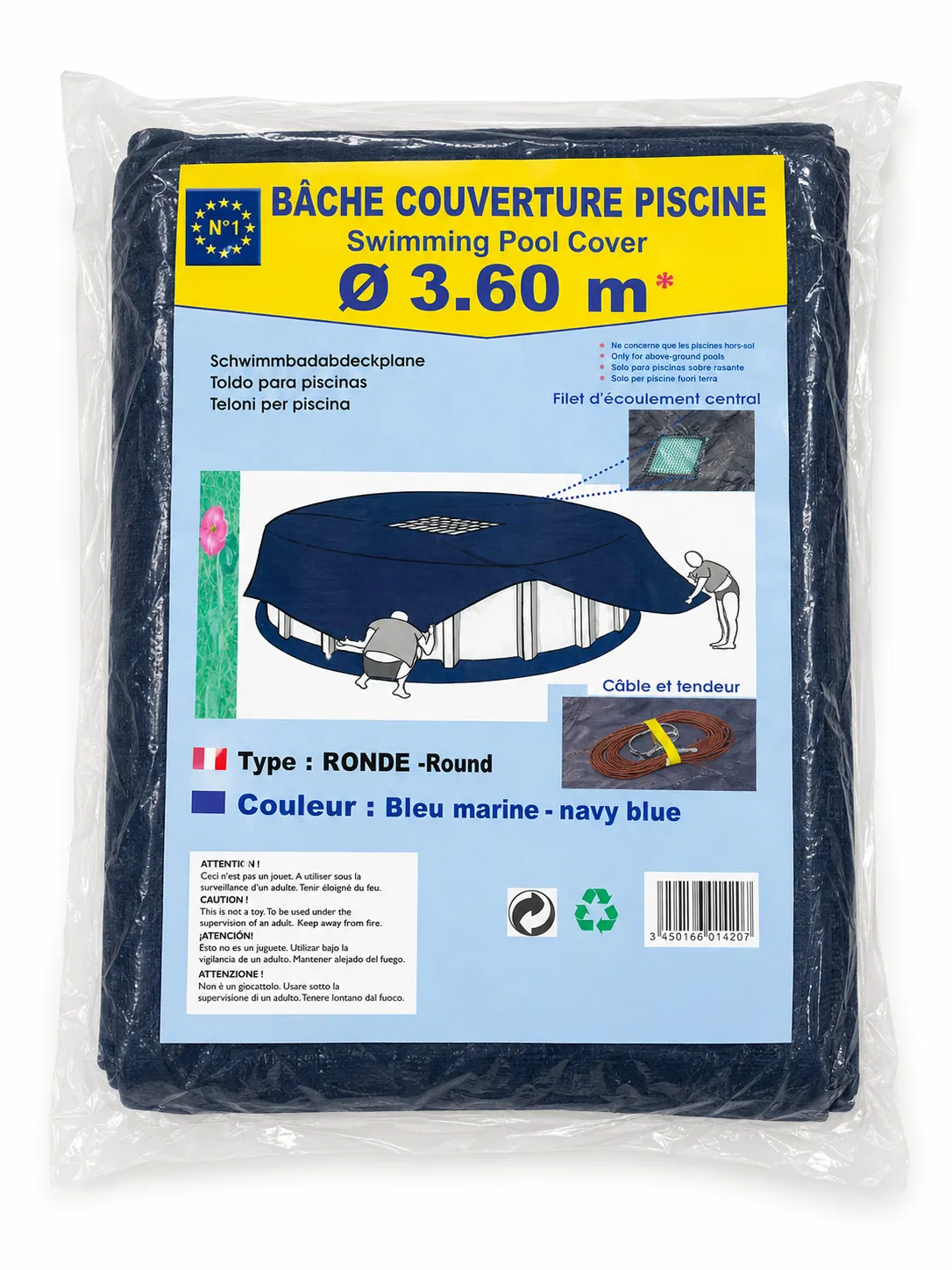 bâche couverture piscine